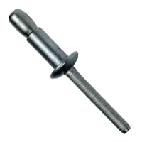 Sb8-10Kl 1/4" x 5/8" (.350-.625) Steel Zinc/Steel Zinc Dome Head Cup-Lock Rivet (Inch)?09Ss-C-Lock0810, Qty 200 Hot Deal