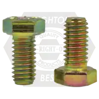 5/8"-18 x 3 3/4" Hex Cap Screws, Grade 8, Zinc-Yellow Cr+6 Bake, Partial Thread, Fine (UNF), Made in China, Qty 100 Weekend Sale