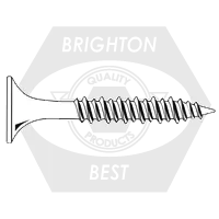 Bargain 10-12 x 4" Drywall Screws, Bugle, Nf, Phillips, Phos, Qty 5