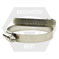 40 (2"-3") (51mm-76mm) 304 Stainless Steel Housing, Band, And Screw (Worm-Gear), Qty 75 Same Day Shipping