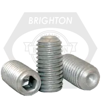 1/4"-28 x 1" Socket Set Screws, Cup Point, Zinc-Bake Cr+3, Fine (UNF), Alloy Steel, Qty 100 Factory Price