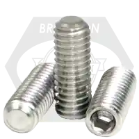 M4-0.70 x 12 mm Socket Set Screws, Flat Point, 18-8 Stainless Steel A2, Coarse (UNC), Qty 100 Price Drop