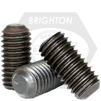 M10-1.50 x 60 mm Socket Set Screws, Flat Point, Metric Class 45H, Black Oxide, Coarse (UNC), Alloy Steel, ISO 4026 / DIN 913, Qty 100 Hot Picks