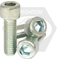5/8"-11 x 6 1/2" Socket Head Cap Screws, Zinc-Bake Cr+3, Partial Thread, Coarse (UNC), Alloy Steel, Qty 10 While Supplies Last