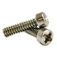 Premium 8-32 x 3/4" Machine Screws, Slotted Fillister Head, 18-8 Stainless Steel A2, Full Thread, Qty 1000