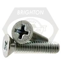Authentic 6-32 x 7/8" Machine Screws, Phillips Flat Head, Zinc Cr+3, Full Thread, Qty 5000