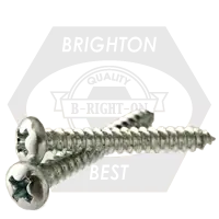 6-18 x 1 1/4" Self-Tapping Screws, Phillips Truss Head, Type A, Zinc Cr+3, Full Thread, Qty 5000 Special Offer