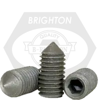 M6-1.00 x 45 mm Socket Set Screws, Cone Point, Metric Class 45H, Black Oxide, Coarse (UNC), Alloy Steel, ISO 4027 / DIN 914, Qty 1000 Shop Now