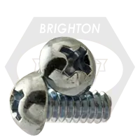 8-32 x 2 1/4" Machine Screws, Phillips Round Head, Zinc Cr+3, Full Thread, Qty 2000 Popular