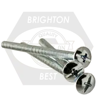 Don't Miss Out 5/16"-18 x 4" Machine Screws, Phillips/Slotted Combo Truss Head, Zinc Cr+3, Full Thread, Coarse (UNC), Qty 500