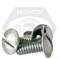 Fresh Stock 10-24 x 3 1/2" Machine Screws, Slotted Truss Head, Zinc Cr+3, Full Thread, Qty 1000