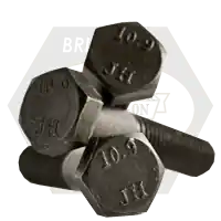 M10-1.50 x 80 mm Hex Cap Screws, Metric Class 10.9, Plain Finish, Partial Thread, Coarse (UNC), Alloy Steel, ISO 4014, Qty 300 Brand New