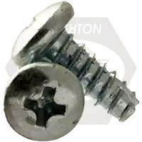 Latest 6-20 x 1/2" Thread-Cutting Screws, Phillips Pan Head, Type 25 (BT), Zinc Cr+3, Full Thread, Qty 14000