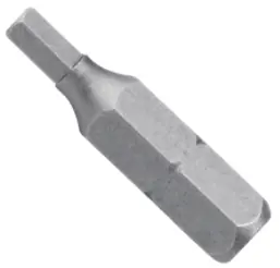 While Supplies Last 5/32" x 1" Hex Bit Hex Drive Screwdriver Bits, Qty 25