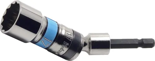 Ko-ken BD011SE-19 1/4 Hex Dr. Universal Long Socket 19mm 12 point 100mm Price Cut