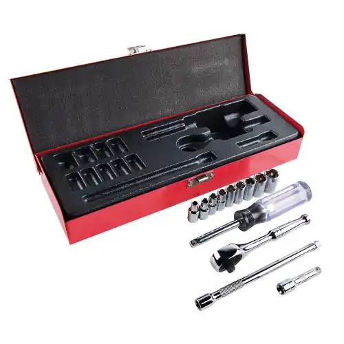 In Demand Klein Tools 65500 1/4-Inch Drive Socket Wrench Set, 13-Piece