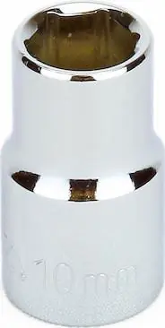 12 mm Standard 6 Point 3/8" Drive Metric Socket, Qty 1 Super Sale