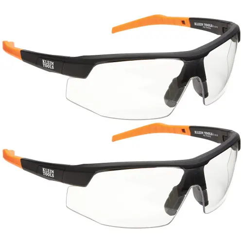 Limited Offer Klein Tools 60171 Standard Safety Glasses, Clear Lens, 2-Pack