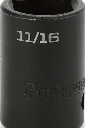 3/4" Impact 6 Point Impact 3/8" Drive SAE Socket, Qty 1 Authentic