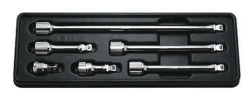 Ko-ken PK3763/6 3/8 Sq. Dr. Wobble-Fix Extension Bar set 32-250mm ABS Tray 6 pieces Super Sale