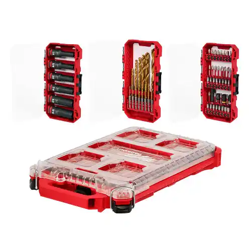 Milwaukee Tool 48-32-5162 SHOCKWAVE Impact Duty 60PC Drill, Drive & Fasten with PACKOUT Free Returns