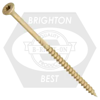Direct From Factory 10 x 3" Professional Decking & Outdoor Wood Screw (SKT II), T-25 Star Drive (6-Lobe), 210 pcs w/1 Bit in Jar, Qty 1