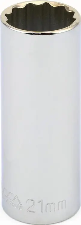 Place Order 21 mm Deep 12 Point 1/2" Drive Metric Socket, Qty 1