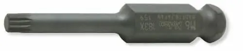 Crafted Ko-ken 183X.75-M4 7/16 Hex Dr. Bit XZN M4 Triple Square Length 75mm