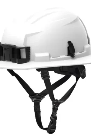 Professional Grade Milwaukee Tool 48-73-1651 BOLT White Full Brim Safety Helmet Type 2, Class E