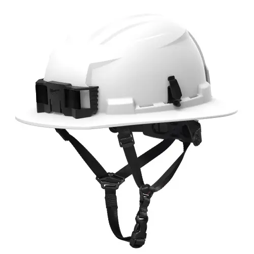 Professional Grade Milwaukee Tool 48-73-1651 BOLT White Full Brim Safety Helmet Type 2, Class E