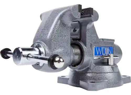 Genuine 1745, Tradesman 4-1/2 in Round Channel Vise with Swivel Base