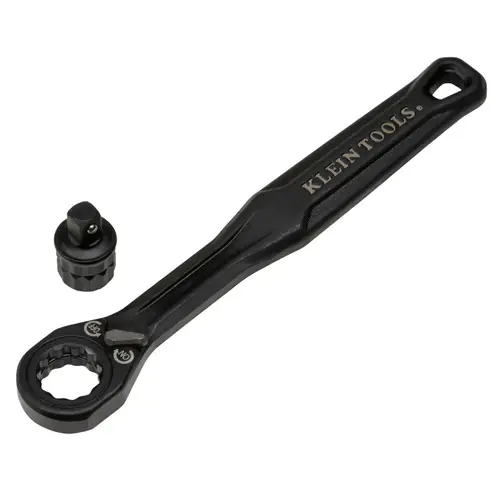 Klein Tools 65301ADP KNECT (S) Pass Through Ratchet and 1/4-Inch Drive Socket Adapter Set Trusted Brand