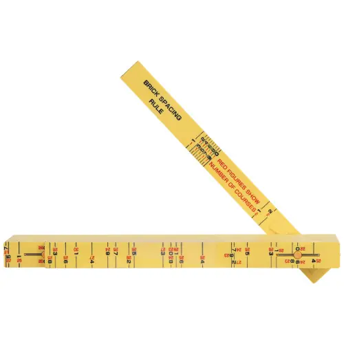 While Supplies Last Klein Tools 91163B Fiberglass Folding Rule, Outside Reading, Brick Scale