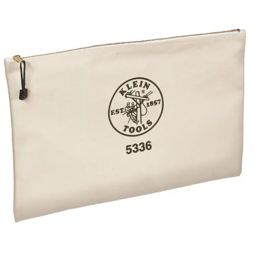 Klein Tools 5336 Zipper Bag, Contractor‘s Portfolio, Canvas Popular