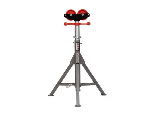 Crafted JPJ-FLD-SR Folding Pipe Jack Stand w/Roller Head