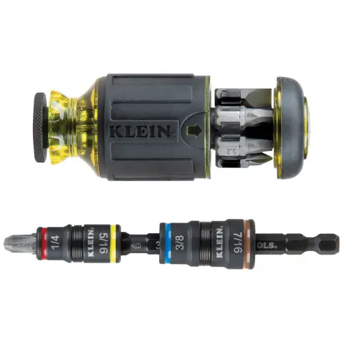 Klein Tools 32308HD 12-in-1 Impact Rated Stubby Driver Set with Flip Sockets Discount