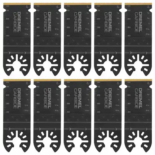 Sale Dremel MM485XU Universal Dual Interface 1-1/4in. Carbide Flush Cutting Oscillating Blade - 10 Pieces
