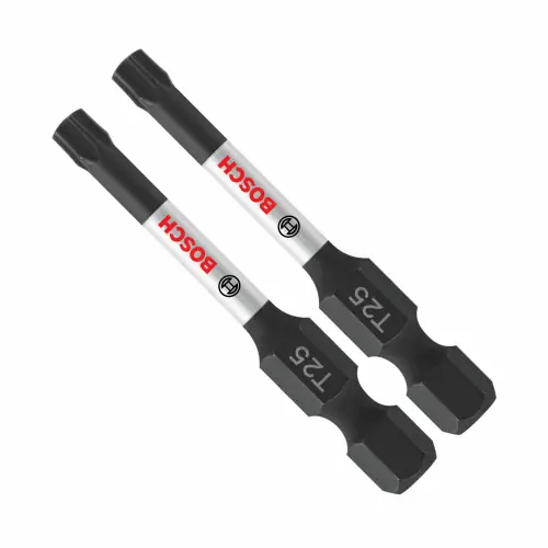 Bosch ITT25202 2 pc. Impact Tough 2 In. Torx 25 Power Bits (2 Pack) High Quality