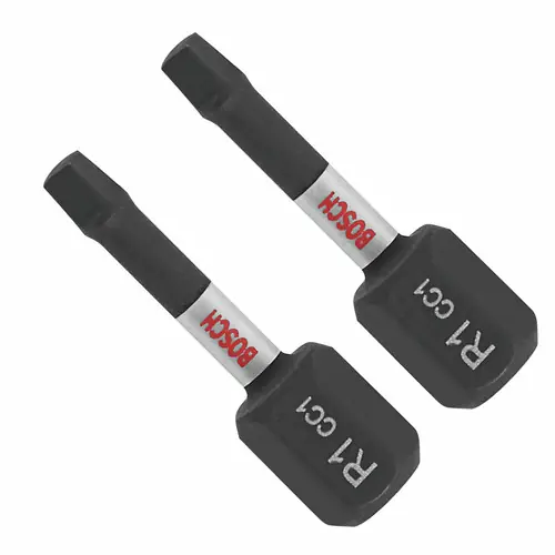 Bosch ITDSQ1102 2 pc. Driven 1 In. Impact Square 1 Insert Bits (2 Pack) Popular