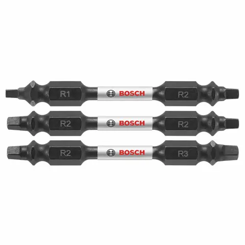 Hot Deal Bosch ITDESQV2503 3 pc. Impact Tough 2.5 In. Square Double-Ended Bit Set (3 Pack)