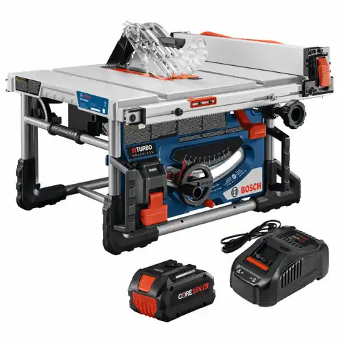 Bargain Bosch GTS18V-08N14 PROFACTOR 18V 8-1/4 In. Portable Table Saw Kit with (1) CORE18V 8 Ah High Power Battery