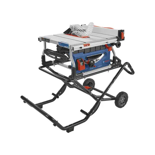Bosch GTS15-10 10 In. Jobsite Table Saw with Gravity-Rise Wheeled Stand Brand New
