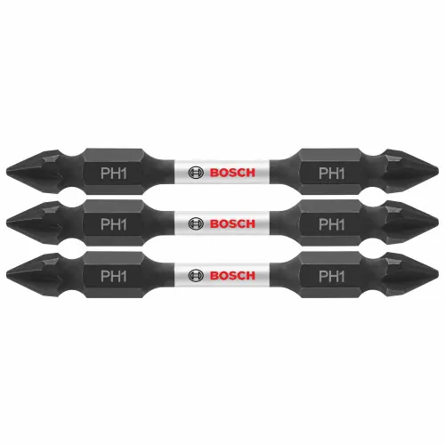 Bosch ITDEPH12503 3 pc. Impact Tough 2.5 In. Phillips 1 Double-Ended Bits (3 Pack) Special Offer
