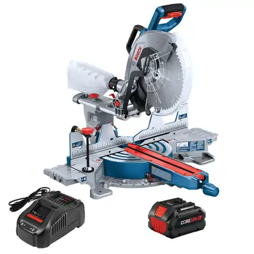 Bosch GCM18V-12SDN14 PROFACTOR 18V 12 In. Dual-Bevel Slide Miter Saw Kit with (1) CORE18V 8 Ah High Power Battery Limited Offer