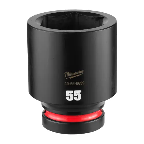 Markdown Milwaukee 49-66-6639 SHOCKWAVE Impact Duty 1" Drive 55MM Deep 6 Point Socket