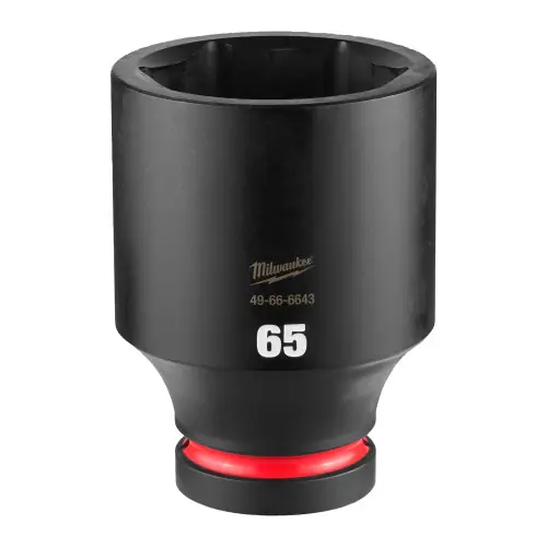 Price Drop Milwaukee 49-66-6643 SHOCKWAVE Impact Duty 1" Drive 65MM Deep 6 Point Socket