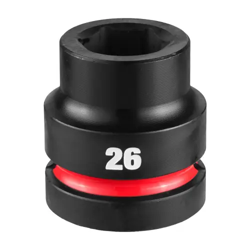 Fresh Stock Milwaukee 49-66-6591 SHOCKWAVE Impact Duty 1" Drive 26MM Standard 6 Point Socket