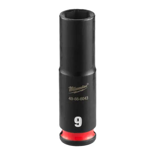 Milwaukee 49-66-6043 SHOCKWAVE Impact Duty 1/4" Drive 9MM Deep 6 Point Socket Special Offer