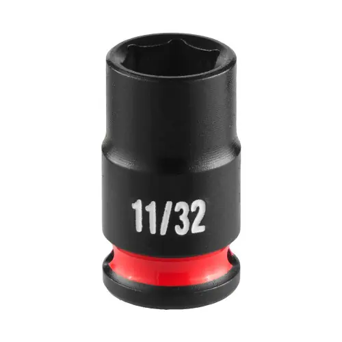 Milwaukee 49-66-6005 SHOCKWAVE Impact Duty 1/4" Drive 11/32" Standard 6 Point Socket Fresh Stock