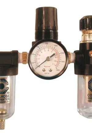 COILHOSE PNEUMATICS MFRL2-GM 1/4" Port Size, 250 PSI Maximum Input Pressure, Metal Bowl Material Filter - Regulator - Lubricator Limited Time